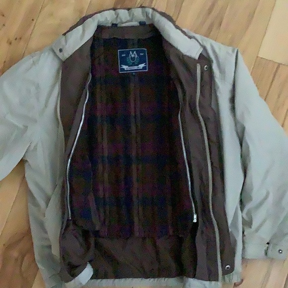 Vintage Members Only Electic Grandpa Windbreaker Jacket Zip-Out Lining - Picture 3 of 7